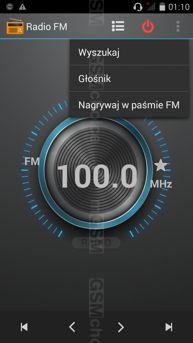 Wbudowane Radio FM Wbudowane Radio FM