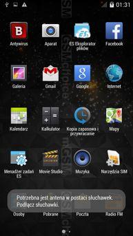 Wbudowane Radio FM Wbudowane Radio FM