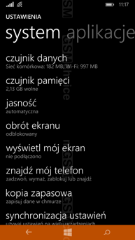 Dopiero sześć zrzutów ekranu może pokazać, jak wiele opcji znajduje się w podstawowym menu telefonu