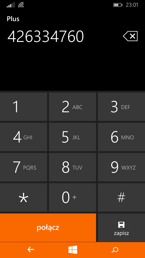 Opcje związane z telefonowaniem