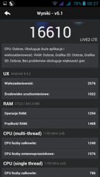 Wyniki benchmarków