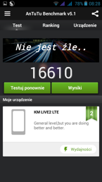 Wyniki benchmarków