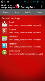 Aplikacja BatteryGuru