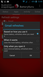 Aplikacja BatteryGuru