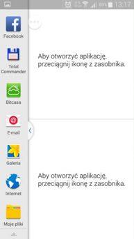 Podwójne okno i przybornik Podwójne okno i przybornik