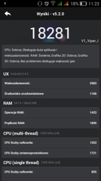 Wyniki testu wydajności AnTuTu Benchmark Wyniki testu wydajności AnTuTu Benchmark