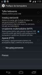 Opcje łączności