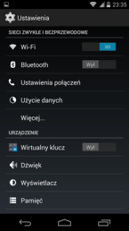 Interfejs, ustawienia i pamięć