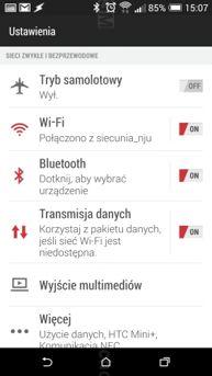 Interfejs: ustawienia, HTC News Interfejs: ustawienia, HTC News