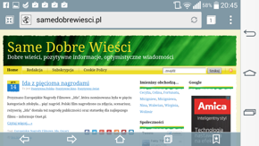 Strony www w poziomie