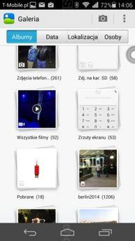 Interfejs: dyktafon, galeria, muzyka