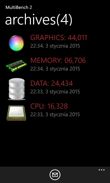 Rezultaty benchmarków: Antutu, Multibench 2, WP Bench Free, Sunspider