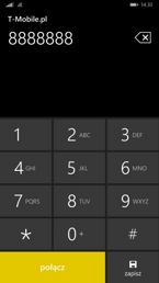 Klawiatury, dialer, wyszukiwarka kontaktów