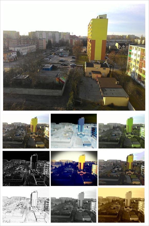 Zdjęcie oryginalne oraz możliwe do uzyskania efekty