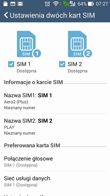 Ustawienia łączności i komunikacji