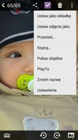 Galeria: przegląd i edycja zdjęć, odtwarzanie wideo