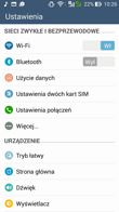 Ustawienia łączności i komunikacji
