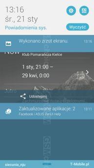 Powiadomienia, skróty i ich edycja Powiadomienia, skróty i ich edycja