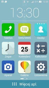 Obsługa jedną ręką i tryb prosty Obsługa jedną ręką i tryb prosty