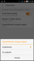 Opcje personalizacji interfejsu