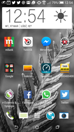 Menu telefonu ułożone klasycznie - bez niespodzianek