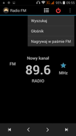 Multimedia: Muzyka, Radio FM, Rejestrator dźwięku