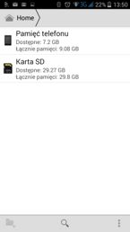 Dialer, dyktafon, menedżer plików, przeglądarka