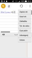 Wybrane aplikacje: menadżer plików, Do It Later, MyASUS, SuperNote, Kalkulator, Latarka, Pogoda
