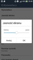 Aplikacja Splendid, ustawianie jasności i Tryb odczytu