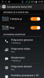 Zarządzanie kartami SIM
