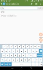 Dialer i klawiatura SMS