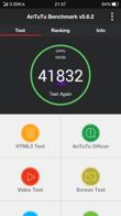 Wyniki benchmarków: Antutu, 3DMark, Quadrant, GFX Bench, Geekbench 3, Vellamo, CPU Prime