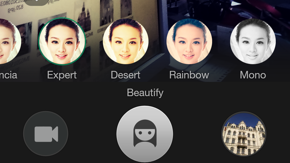 Oppo R5 - filtry dla selfie