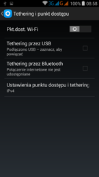 Opcje łączności Opcje łączności