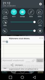 Klawiatura SMS, ustawienia klawiszy, powiadomienia