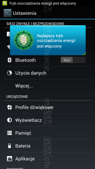 Tryb oszczędzania energii
