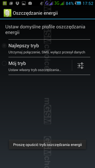 Tryb oszczędzania energii