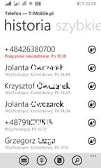 Łączenie kafelków połączeń i wiadomości, wspólne i osobne listy połączeń na tle białym i czarnym Łączenie kafelków połączeń i wiadomości, wspólne i osobne listy połączeń na tle białym i czarnym