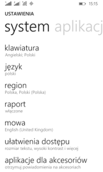 Menu dość rozbudowane. W wersji jasnej i ciemnej