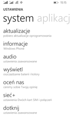 Menu dość rozbudowane. W wersji jasnej i ciemnej