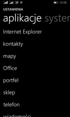 Menu dość rozbudowane. W wersji jasnej i ciemnej