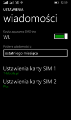 Menu dość rozbudowane. W wersji jasnej i ciemnej