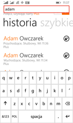 Okienko z bieżącym połączeniem często zwija się i widać je tylko jako belkę na górze... Okienko z bieżącym połączeniem często zwija się i widać je tylko jako belkę na górze...