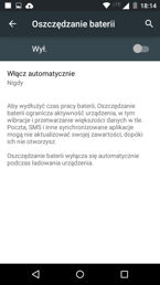 Zużycie baterii i oszczędzanie energii