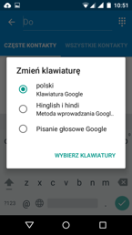 Połączenia głosowe i wprowadzanie tekstu