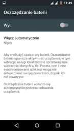 Bateria i oszczędzanie energii