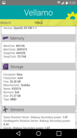 LG G4 - benchmark Vellamo