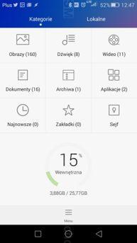 Fabryczne aplikacje: menedżer plików, tematy, dyktafon, radio, muzyka, galeria