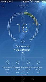 Fabryczne aplikacje: Tryb prosty, oszczędny, kalendarz, polecane, zegar, pilot, lupa, HiCare, pogoda