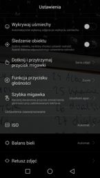 Menu aparatu fotograficznego